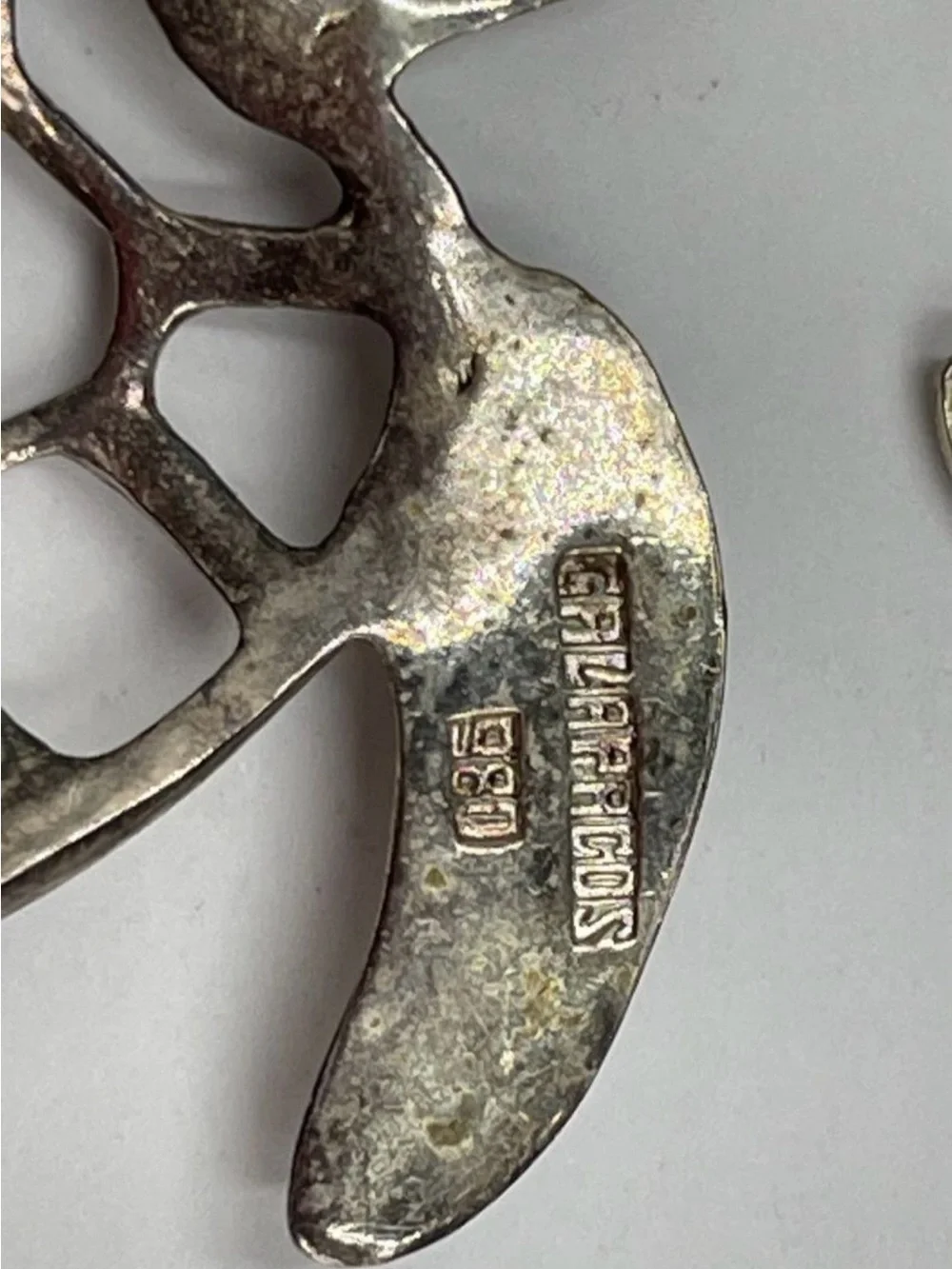 Signed GALAPAGOS .950 Fine Silver Sea Turtle Torque Collar Necklace
